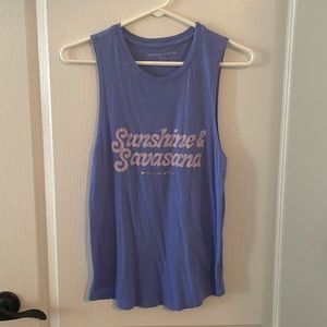 Lavender/periwinkle Spiritual Gangster tank, never worn.